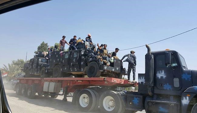 بالصور..توجه قوة كبيرة من الشرطة الاتحادية لتحرير جزيرة الخالدية