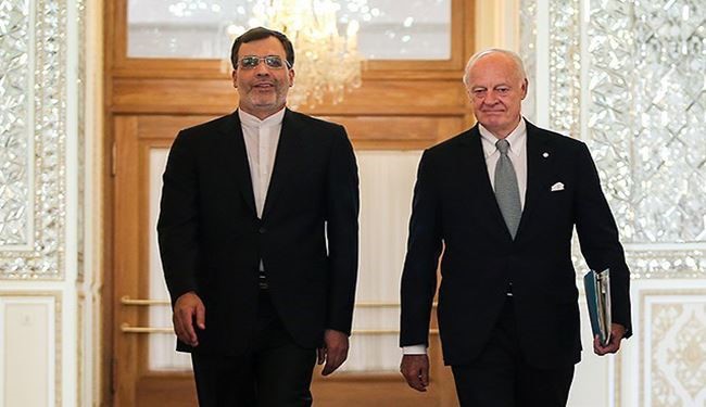دي ميستورا في طهران لإجراء مشاورات مع المسؤولين الإیرانيين