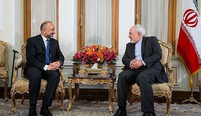 ظريف: تقدم وامن افغانستان بمثابة تقدم وامن ايران