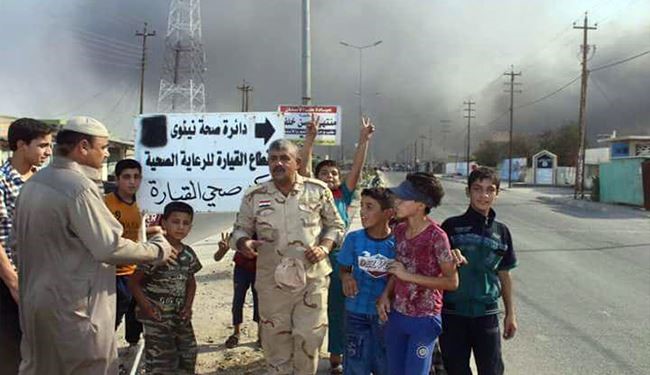 صور جديدة من مدينة القيارة المحررة