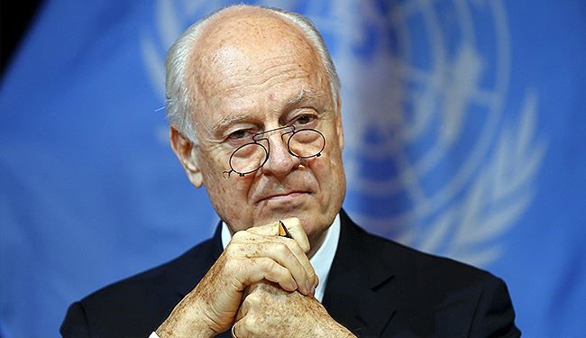 ميستورا يجدد مطالبته بضرورة التزام الهدنة الانسانية في حلب