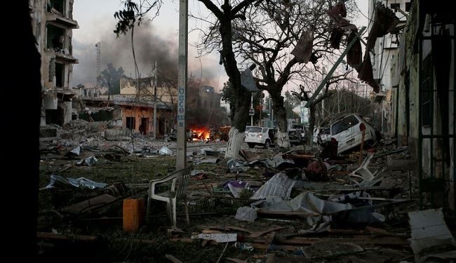 انفجار سيارة ملغومة خارج قصر الرئاسة في الصومال