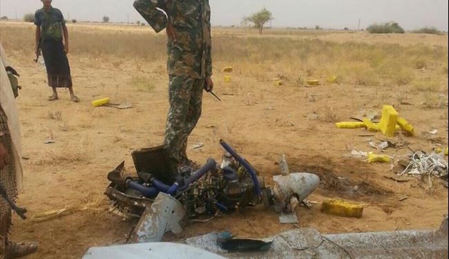 القوات اليمنية تسقط طائرة استطلاع سعودية في صحراء ميدي بحجة