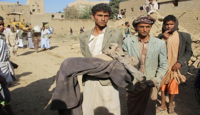 استشهاد 16 معظمهم أطفال ونساء بغارة لتحالف العدوان على صعدة