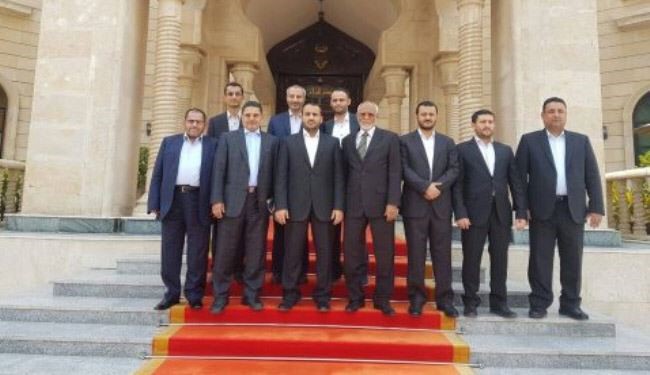 وفد الجمهورية اليمنية يلتقي الرئيس العراقي