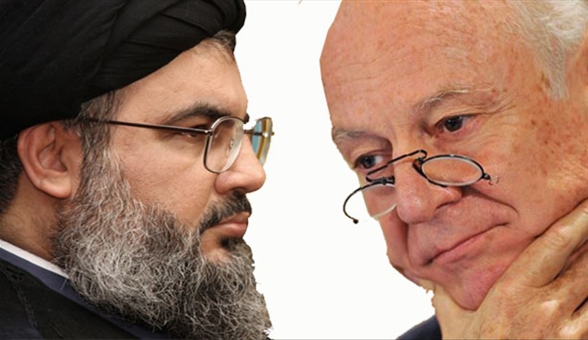عندما يتفق دي ميستورا مع السيد نصر الله على انعدام افق الحل السياسي