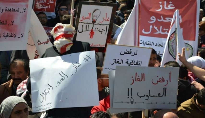 توقيع الأردن لاتفاق الغاز الإسرائيلي 