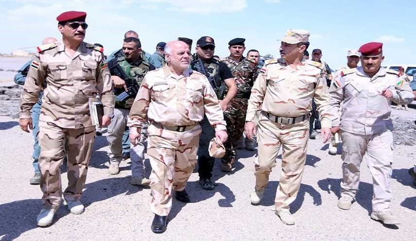 العبادي يصل منطقة عمليات 