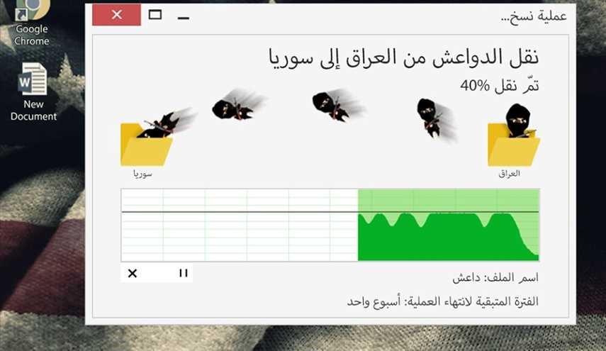 صورة... نشطاء : أميركا تنقل الدواعش من العراق إلى سوريا