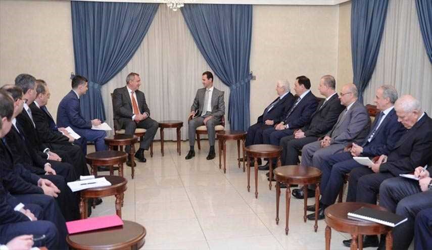 وفد روسي رفيع يلتقي الاسد .. دعم روسي جديد وتوافقات اقتصادية