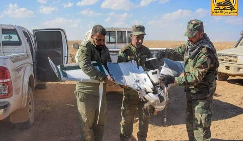 بالصور.. الحشد يسقط طائرة مسيرة لـ