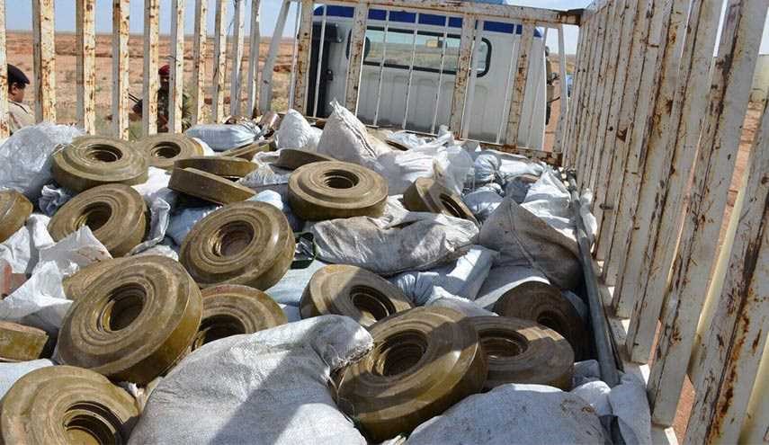 ضبط شاحنة محملة باحزمة ناسفة ومواد متفجرة جنوبي بغداد