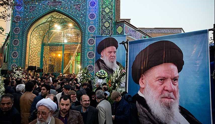 مراسم ختم آیت‌الله موسوی اردبیلی + تصاویر