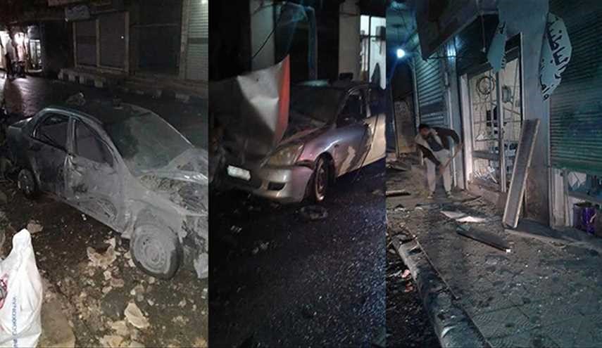 بالصور؛ صواريخ التكفيريين تستهدف بلدتي نبل والزهراء بريف حلب