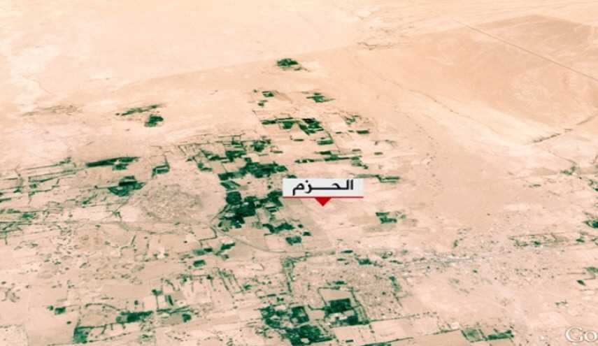 استهداف تجمعات المرتزقة وآلياتهم بمعسكر الحزم في الجوف