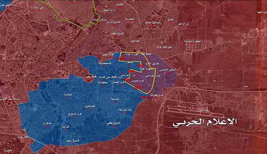بالصورة؛ السيطرة على المشفى الوطني ومزيد من احياء حلب الشرقية