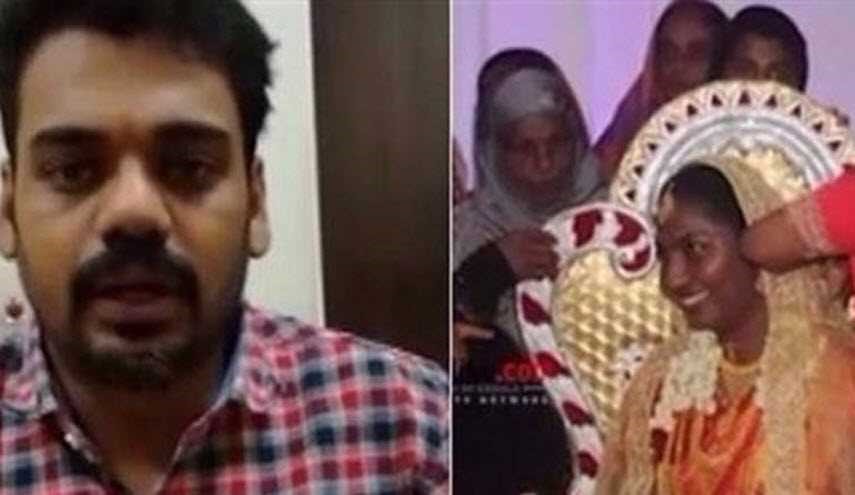 شاهد.. شاب يشارك في حفل زفافه عبر الإنترنت.. والسبب؟!