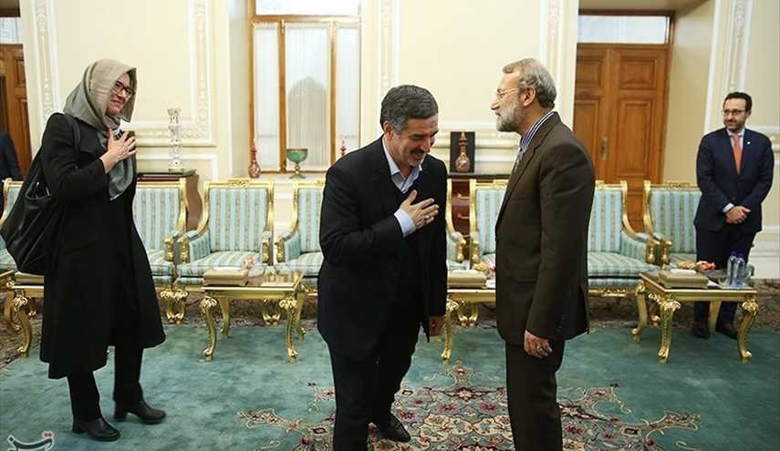 تصاویر دیدار رییس کمیته صلیب سرخ جهانی با لاریجانی