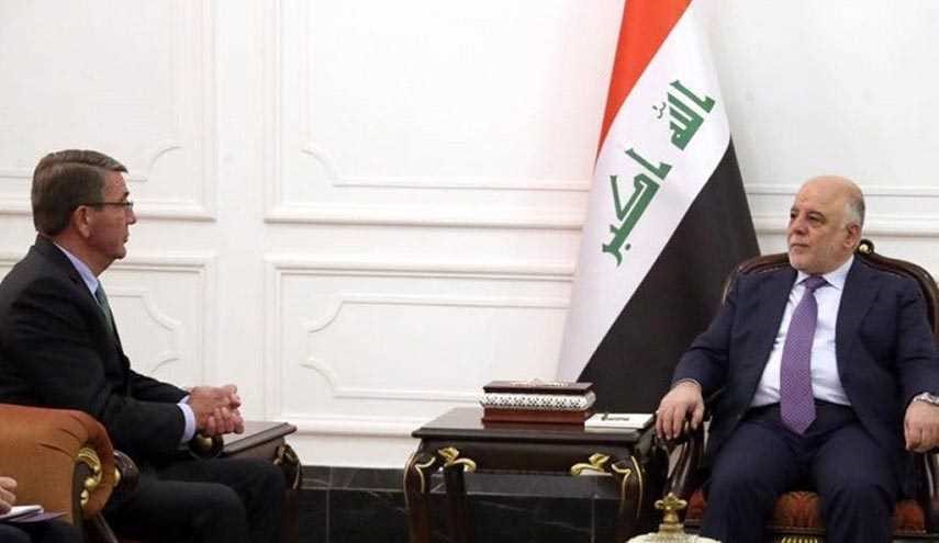 العبادي لكارتر: تحرير الموصل يجري بانسيابية كبيرة