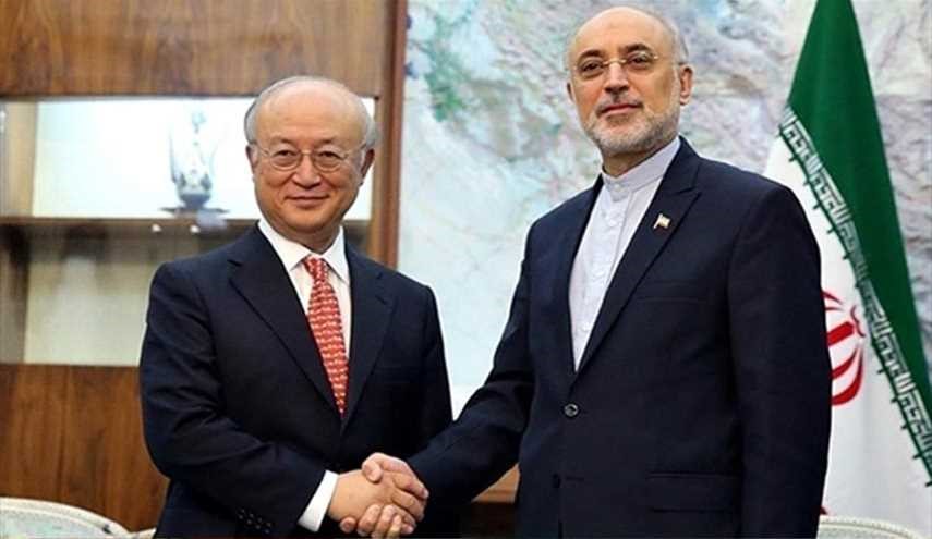 صالحي يجري محادثات مع امانو في طهران