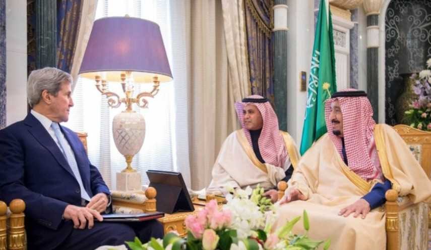 الملك السعودي يبحث مع كيري بالرياض الأوضاع بالشرق الأوسط