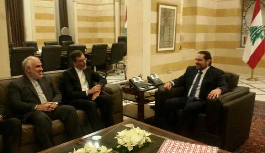 جابري انصاري يؤكد خلال لقائه الحريري ان ازمات المنطقة ليست لها حلول عسكرية