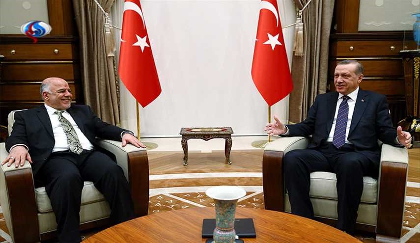 العبادي وإردوغان يؤكدان على تعزيز الحوار المباشر بين العراق وتركيا