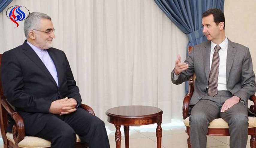 الاسد: علینا ان نهنئ ایران بالانتصارات في سوریا
