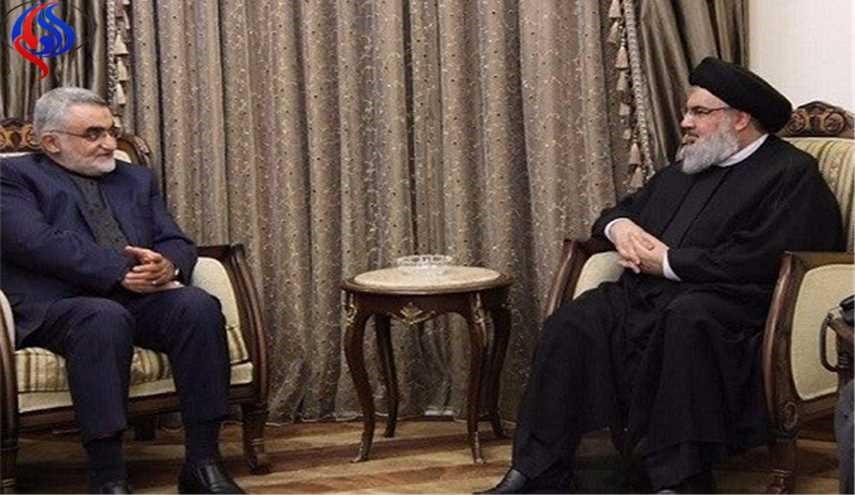 دیدار هیئت پارلمانی ایران با سید حسن نصرالله