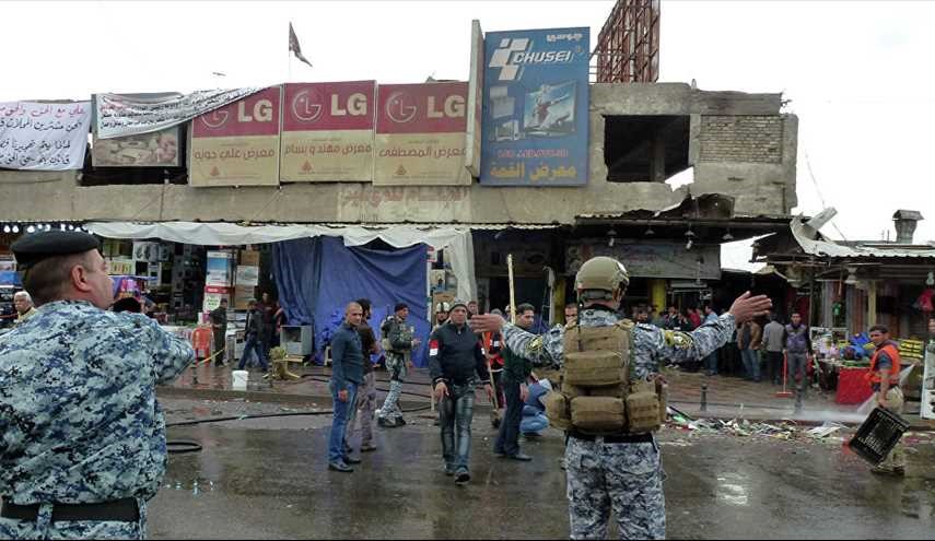 حريق في فندق وسط مدينة كربلاء