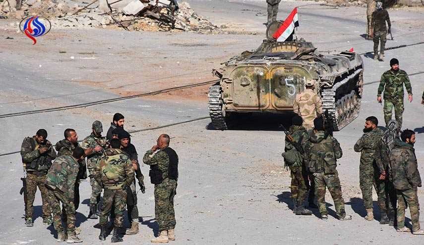 الجيش السوري وحلفاؤه يفتحون الطريق الى حمص بين القريتين والتيفور