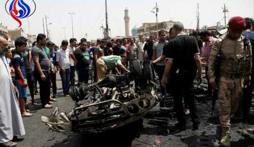 انفجار خودروی بمب‌گذاری شده در بغداد