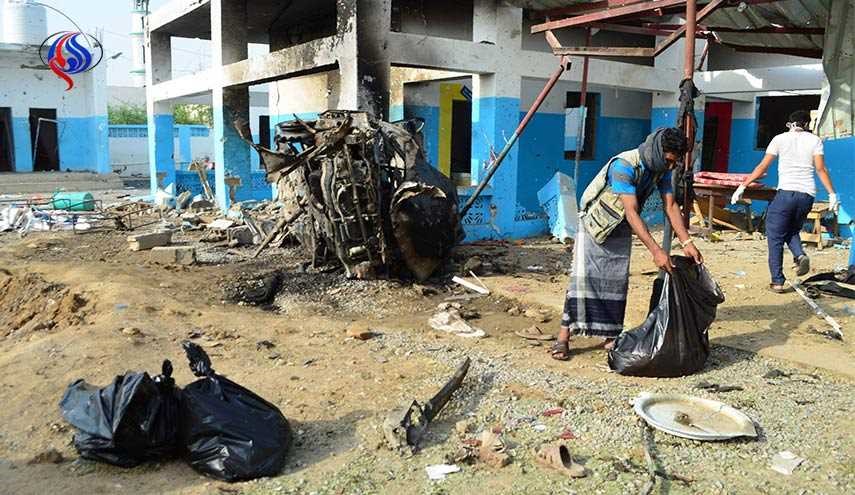 استشهاد واصابة 6 يمنيين باستهداف الطيران السعودي شاحنتي غذاء