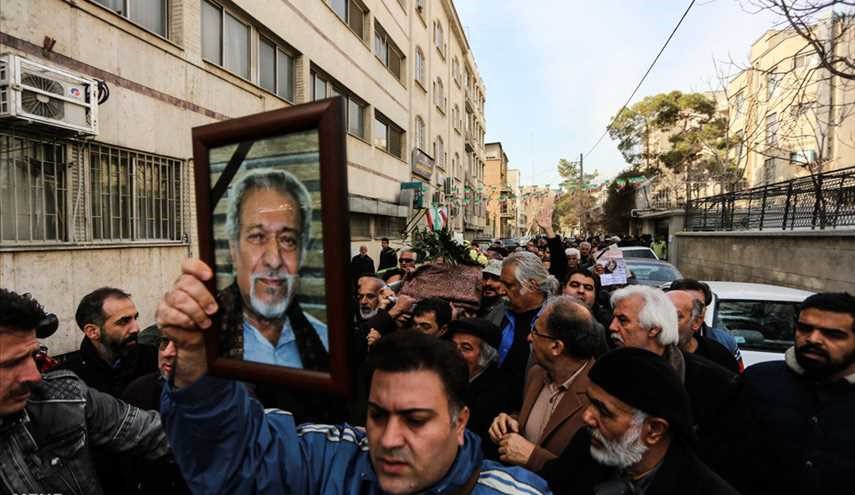 مراسم تشییع کاظم افرندنیا | تصاویر