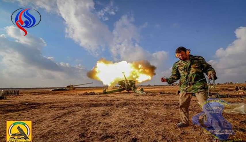 الحشد الشعبي يتقدم غربي الموصل و يسقط طائرة مسيرة لعناصر داعش