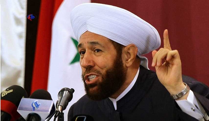 مفتي سوريا: دعم تركيا للإرهابيين كان بهدف الامتداد إلى روسيا