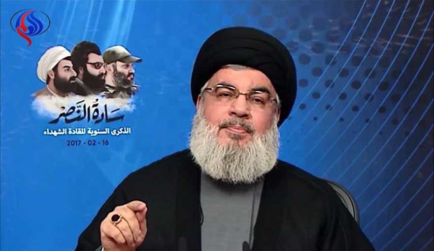 السيد نصر الله: سنحول السلاح النووي الإسرائيلي إلى تهديد لتل أبيب نفسها