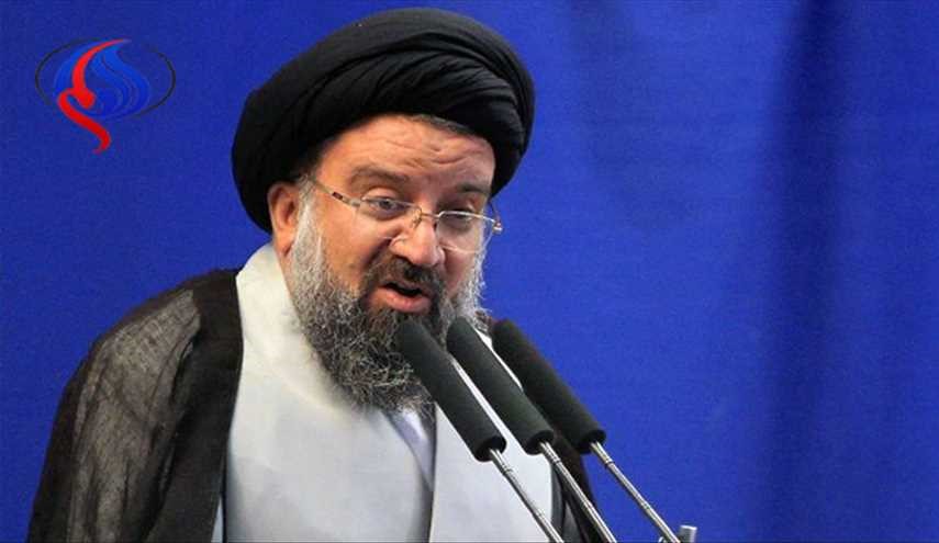 آية الله خاتمي: كفى بالحرس الثوري فخراً أن يكون شوكة في عين أميركا
