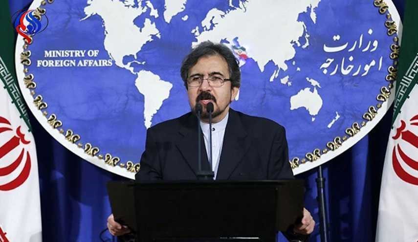 قاسمي: ایران تعتمد سیاسة صون سیادة واستقلال الدول وعدم التدخل في شؤونها