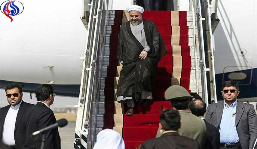 ريیس جمهور وارد مشهد شد
