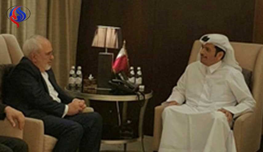 ظريف يؤكد على تطوير التعاون بين ايران وقطر