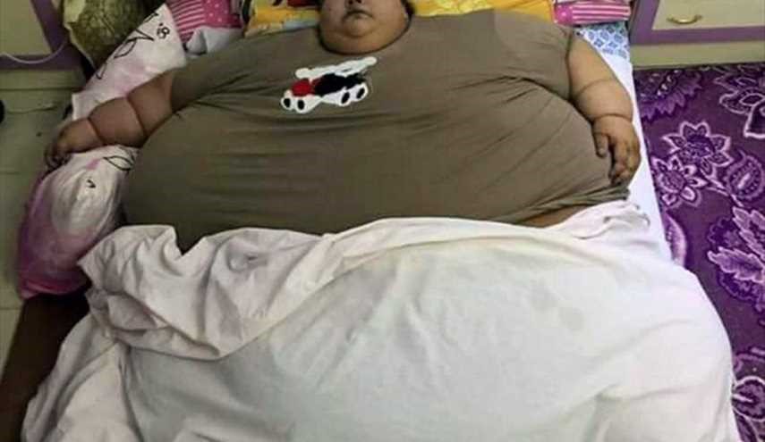 المصرية إيمان عبد العاطي أسمن امرأة في العالم تفاجئ الجميع
