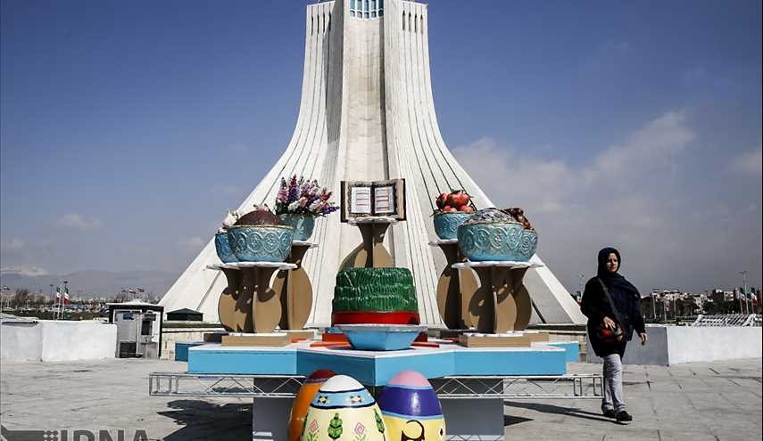 طرح استقبال از بهار 96 در تهران/ تصاویر