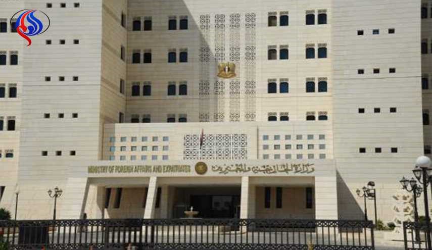 الخارجية السورية: العدوان الإسرائيلي محاولة جديدة لرفع معنويات الإرهابيين المنهارة