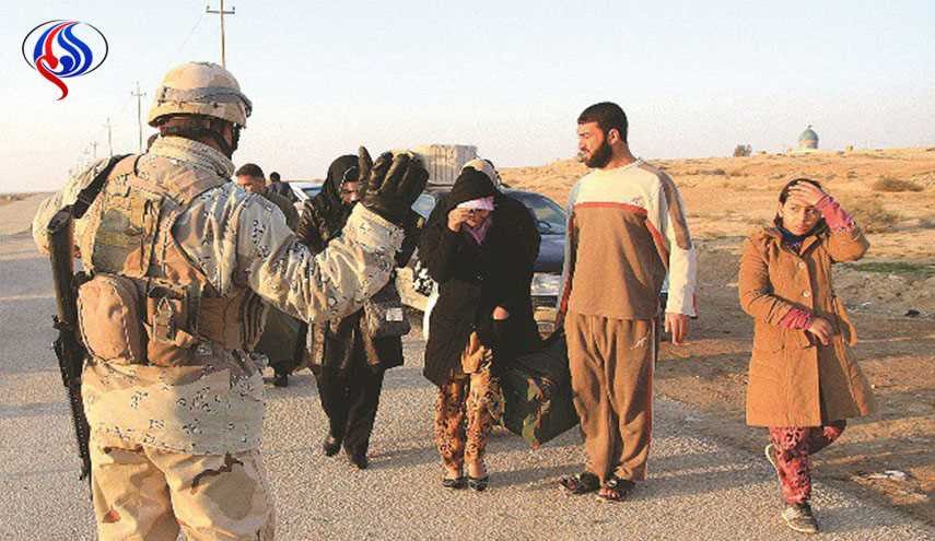 الحشد الشعبي يجلي اكثر من 1000 شخص غرب الموصل