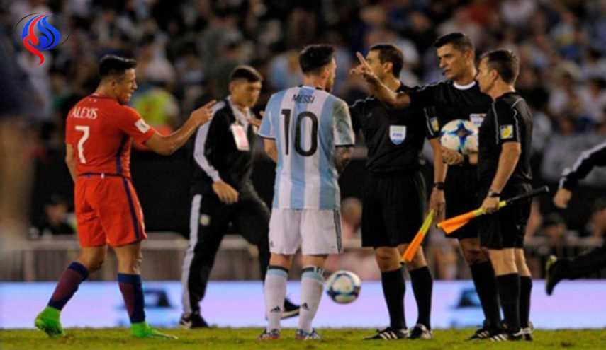 الفيفا يعاقب ميسي بالحرمان 4 مباريات في تصفيات المونديال!