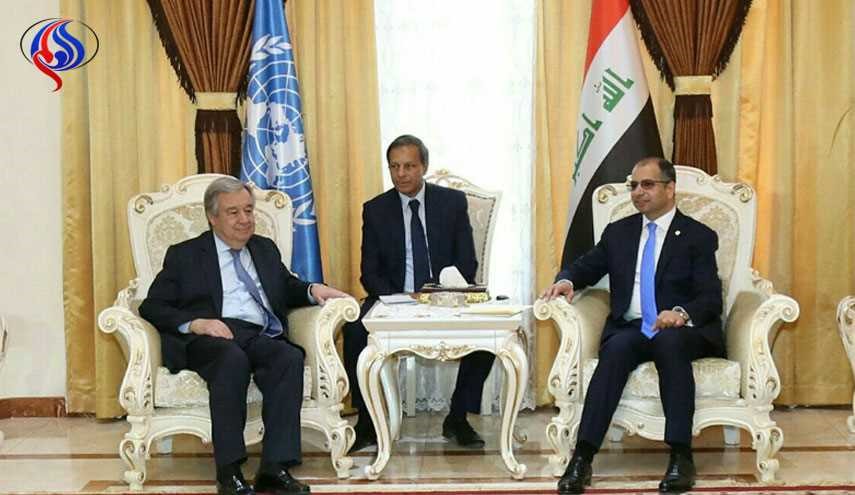 بالصور: غوتيريس يلتقي الجبوري والجعفري ببغداد.. ماذا حمل معه؟