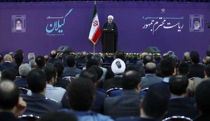 دیدار رئیس جمهور با جوانان و نخبگان استان گیلان/ تصاویر