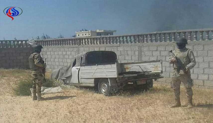 بالصور.. مقتل 6 تكفيريين والقبض على 29 في مداهمة لبؤر إرهابية بشمال سيناء