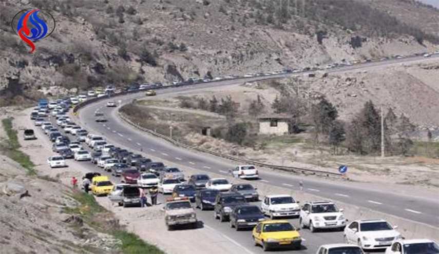 محور هراز مسدود است
